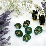 Green Jade Zibu Coin, natural, feng shui, wealth attractor, Indian origin