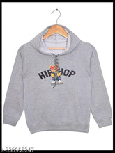 Printed cotton blend hoodie for kids, 9-10 years, Indian brand