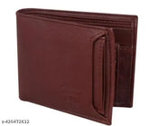 Faux leather men's wallet, solid design for essentials storage, free size wallet from India