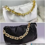 Black and white PU combo kadi bag, featuring two compartments for organization. Solid pattern, free size dimensions - 14"L x 3"W x 10"H, originating from India