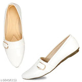 Stylish patent leather bellies for women and girls, solid-colored flat pointed shoes for casual, party, and formal wear