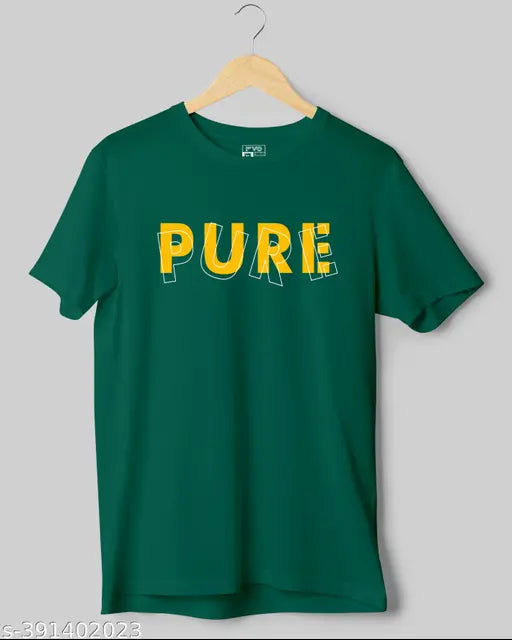 Men's polycotton round neck half sleeve t-shirt, summer printed design. Sizes S-XXL, chest sizes 38in-46in