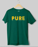 Men's polycotton round neck half sleeve t-shirt, summer printed design. Sizes S-XXL, chest sizes 38in-46in