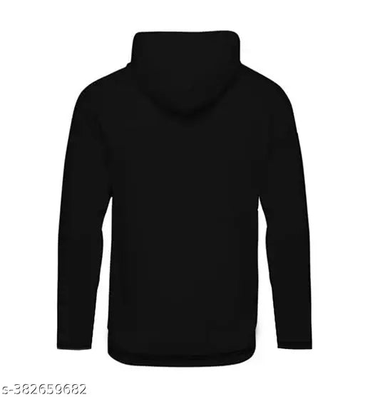 Cotton blend, long-sleeved, printed men's hoodie t-shirt - heartfelt design, India origin