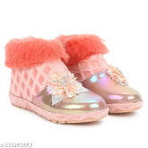 Trendy patent leather shoes for girls, embellished with zip net detail, comfortable for every occasion - Well Wear kids footwear from India