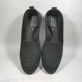PVC solid black shoes for lightweight, comfortable daily wear (sizes IND-5 to IND-9)