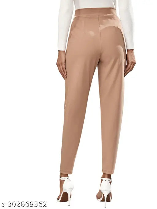 Multicolor cotton blend women's active bottomwear trousers pack of 2, gym-ready and soft for workouts