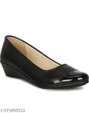 Synthetic bellies by SONA & SONS - Solid color ballet flats for women, versatile and comfortable, India origin