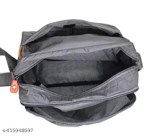 Nylon unisex sling bag combo pack (India-made), polyester crossbody travel bags with 4 pockets, suitable for men & women, ideal for office use or outdoor activities