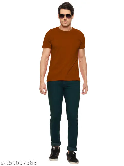 Just black men's straight green cotton blend jeans, solid net style