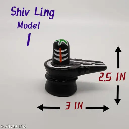 Poly resin Shivling and Nandi set, Indian decorative items for gifting and home decor