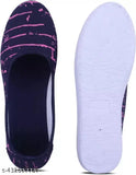 Synthetic ballerina flats, women's & girls' pack of 2, slip-on design, India origin