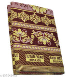 Red floral cotton Queen size bedsheet/blanket by TUNI MANI Solapur, perfect for heavy winter and AC rooms