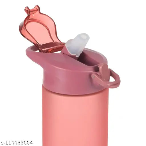 Multicolor fitness water bottle, tritan leakproof with time marker, promotes hydration for yoga, cycling, camping, and outdoor activities - 750ML