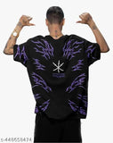 DeepBlack oversized anime-inspired Kakashi Hatake t-shirt, cotton loop knit fabric (GSM250), non-PVC DTF print, Mumbai Fashions' eco-conscious style from India