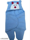Fleece 3-in-1 newborn baby sleeping bag, ideal for mild winter, cartoon print, comfortable and easy to clean