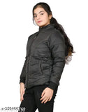 Warm nylon baby girls winter jacket with three layers and heavy fur, restful for 12-6 years old in India