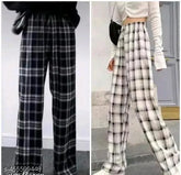 Cotton checked pajama combo in multiple sizes (S-XL), Indian origin