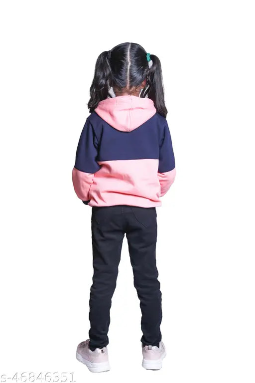 Wool self-design Tinkle Classy Girls sweatshirt, long sleeves for kids aged 1-8 (size range included)