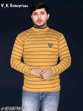 Woolen full sleeve men's t-shirt combo pack (India), warm, solid design, long sleeves in sizes M, L, XL