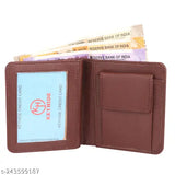 Artificial Genuine leather KEYHIDE wallet for men, high-quality PU material, 4 compartments, compact size for easy portability