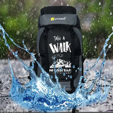 Waterproof 55L polyester laptop backpack for hiking, trekking, and camping. Ideal for unisex mountain adventures with free size (13cm x 7cm x 24cm). Made in India