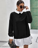 MIXFIT Women's Premium Cotton Long Sleeve Solid T-Shirt, 100% cotton, bio-washed for comfort, perfect casual wear
