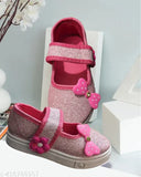 Synthetic printed LifeO Girls Velcro casual boots for girls aged 3.5-5 years, open back net design