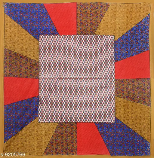 Cotton handlook brown pillow covers, pack of 1, queen size with 140 thread count, made in India