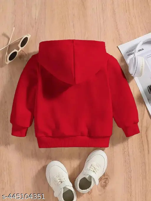 Cotton Kids Hoodies Pack of 2, breathable loop knit design, long sleeves, hood style, printed pattern, sizes: 2-3yrs, 3-4yrs, 4-5yrs, 5-6yrs. Made in India
