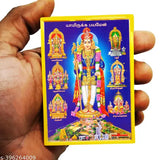 Small, Indian-made Arupadai Murugan car dashboard photo frame