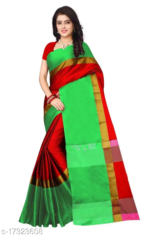 Satin silk saree, Alisha Ensemble, free size, solid pattern, India