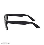 Black cotton unisex baseball cap with half net and black sunglasses combo, adjustable strap for outdoor activities