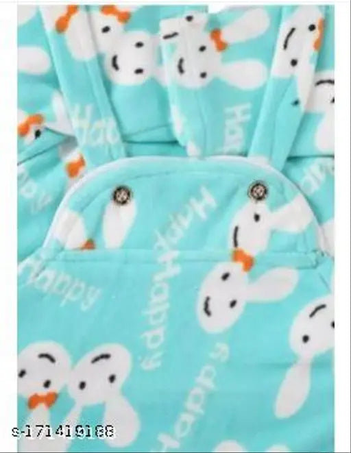 Wool new born baby winter dress set, printed net design for boys and girls, long sleeves, size 0-3 months origin India