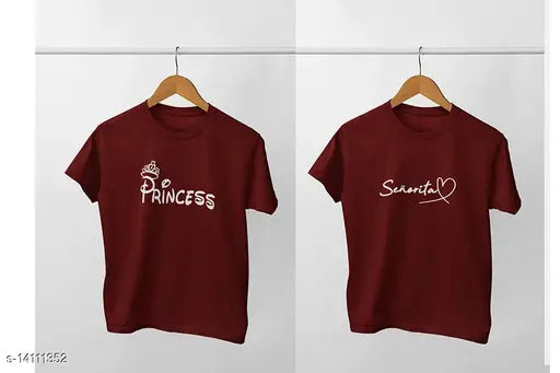 Classic cotton short-sleeve women's t-shirts, printed with glamorous design, XS-XXL sizes, made in India