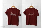 Classic cotton short-sleeve women's t-shirts, printed with glamorous design, XS-XXL sizes, made in India