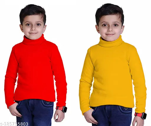 Wool kids hoodies & sweatshirts, solid pattern, long sleeves. Quality product for toddlers (0-5 years), made in India