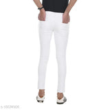 Fashionable dyed/washed denim men's jeans, size 28 or 30 - modern Indian apparel