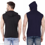 Multicolor sleeveless T-shirt, vibrant and stylish, available in S, M, L, XL sizes. Indian origin, fashionable wear for men or women
