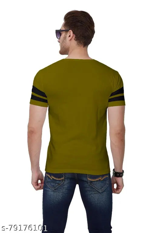 Cotton blend colorblocked mens round neck t-shirts (pack of 2) - perfect for casual wear, Indian origin