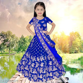 Maroon, grey, purple, orange, magenta traditional Gujarati gown with netting and embroidery, suitable for young receptions or weddings