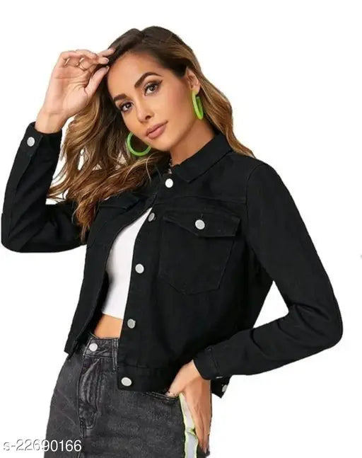 Soft cotton women's jacket, stylish denim, trendy jacket, S-XL sizes, Indian origin