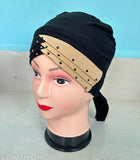 Cotton canvas underscarf pack of 1, self-designed onesize head wrap for hijab wear - premium Indian cotton under hijab cap