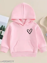 Pink kids' cotton full sleeve hooded sweatshirt jersey set, printed pattern, long sleeves, 12-18 months, made in India