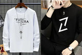 Long sleeve men's polyester t-shirt, printed design, bestselling from Aassma Clothing, India