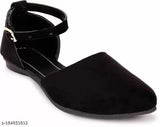 Suede slip-on ballerinas by SABA COLLECTION - Fashionable & stylish bellies for casual comfort, laser cut design
