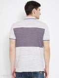 Camey men's collar polo printed cotton t-shirt, short sleeves, colorful design on lightweight fabric