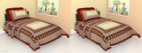 JT2 single bedsheet with 2 pillow covers, premium cotton made in India