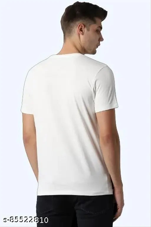 Professor Polyester short sleeve t-shirt with printed pattern, cotton-like feel, available in sizes S-XL