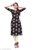 American Crepe straight-cut cotton kurti set (2 pieces), size S-XXL for women and girls, casual & festive wear